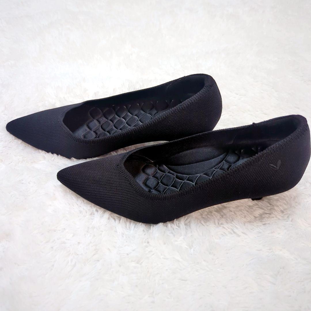 VIVAIA Scarlett ポインテッドトゥ ヒール 黒 23.5cm