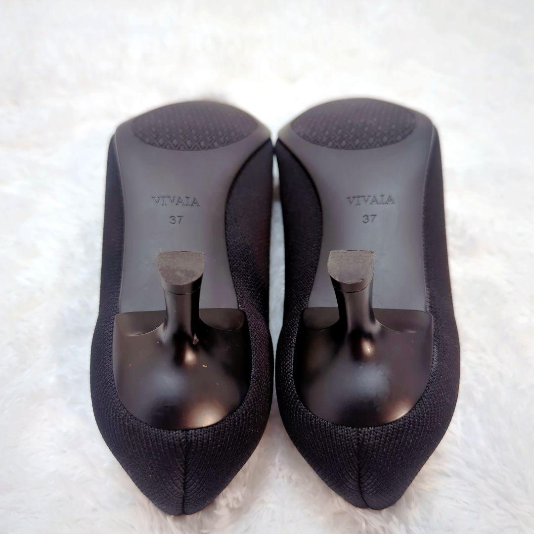 VIVAIA Scarlett ポインテッドトゥ ヒール 黒 23.5cm
