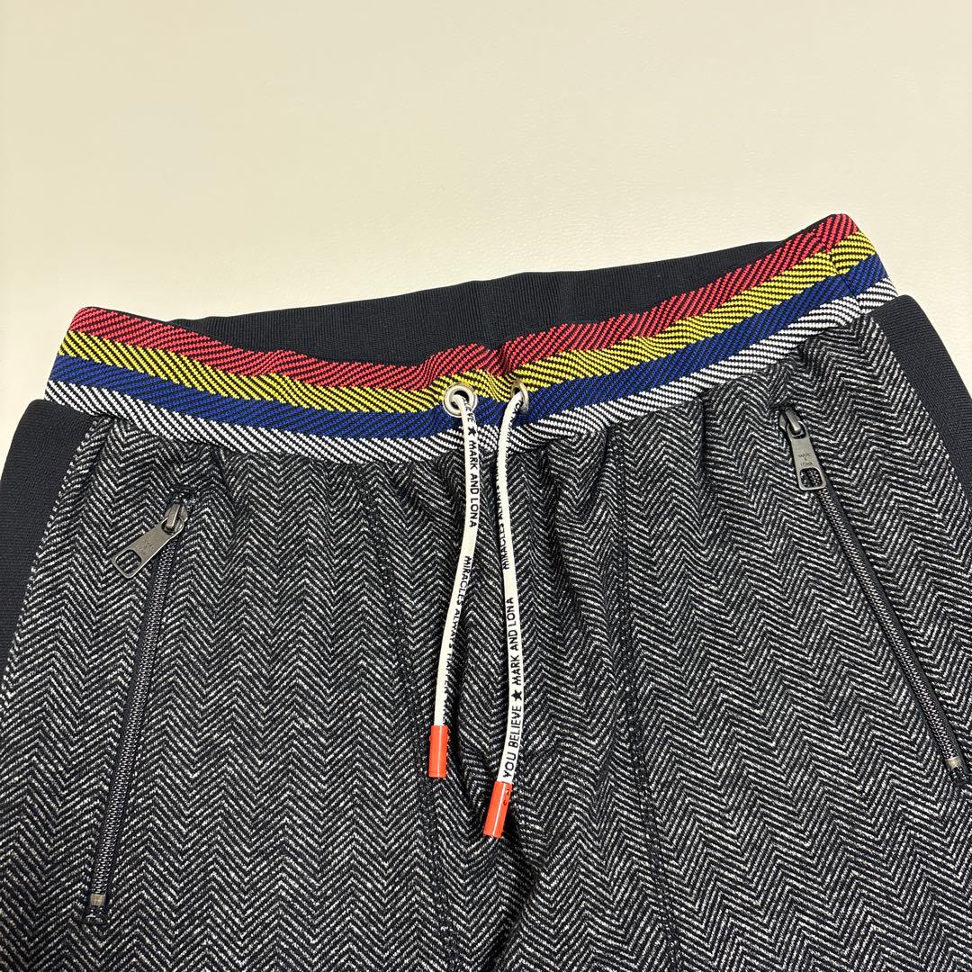 MARK & LONA マークアンドロナ ウール ヘリンボーンパンツ