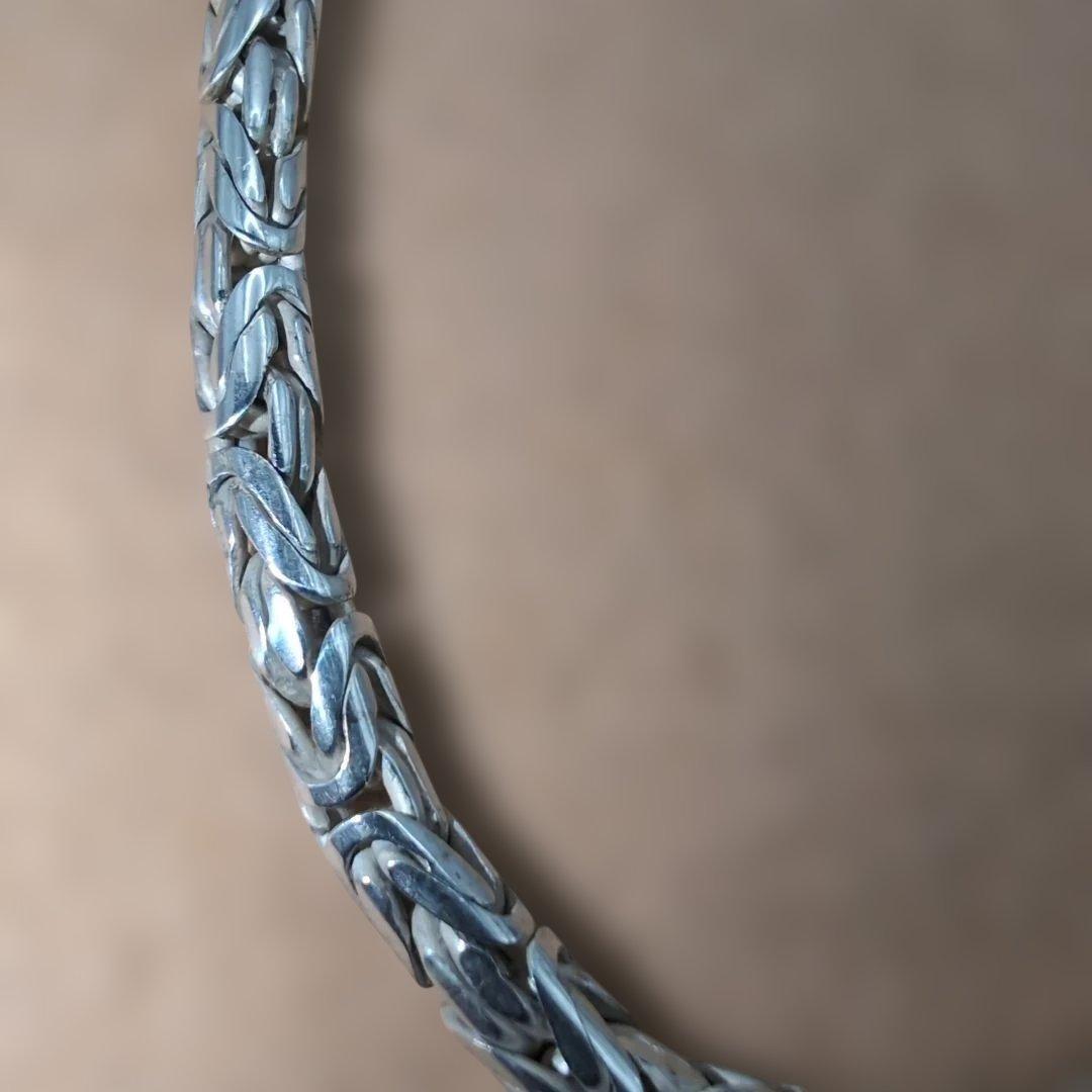 シルバー925 ビザンチンチェーン ブレスレット バリ島 ハンドメイド