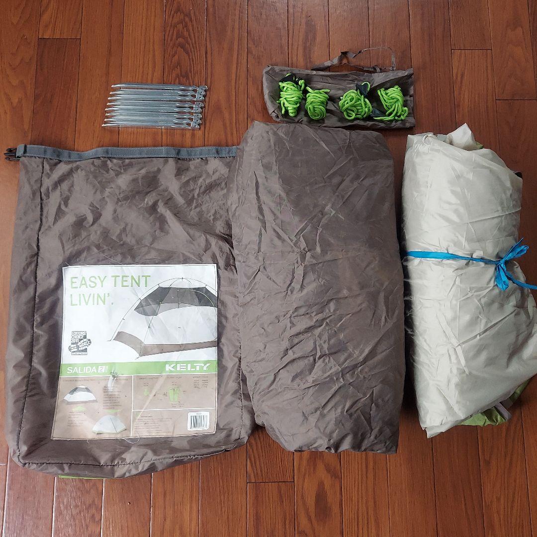 二人用テント KELTY SALIDA2 サリダ2 軽量　3シーズン Amazon.co.jp: KELTY(ケルティ) SALIDA 2 (サリダ) 2人用 テント [並行