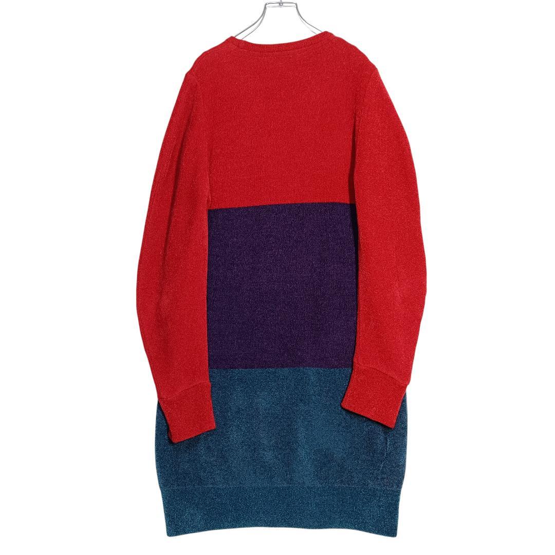 TSUMORI CHISATO ツモリチサト マルチカラー ニット ワンピース - メルカリ