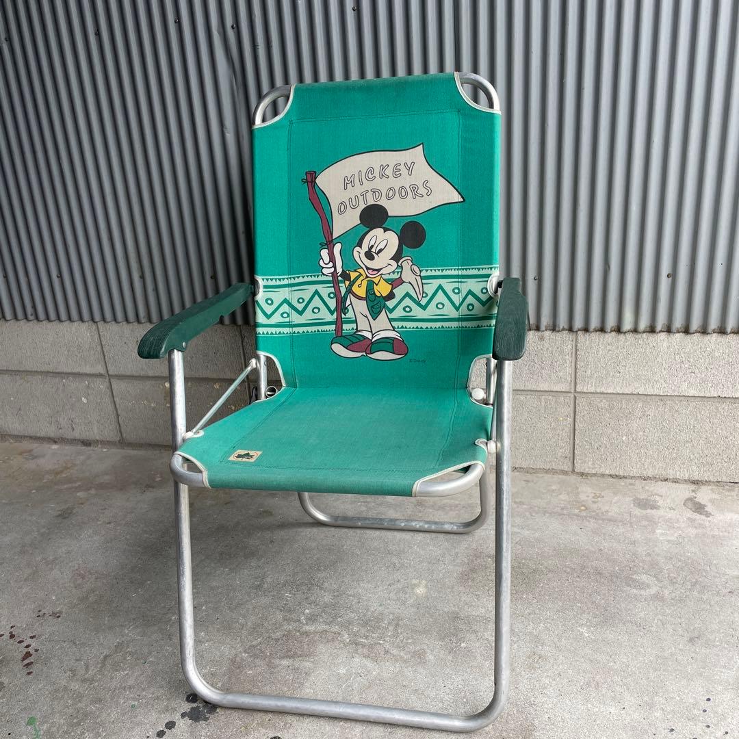 LOGOS ロゴス×ディズニー ミッキー レトロ 折りたたみチェア - メルカリ