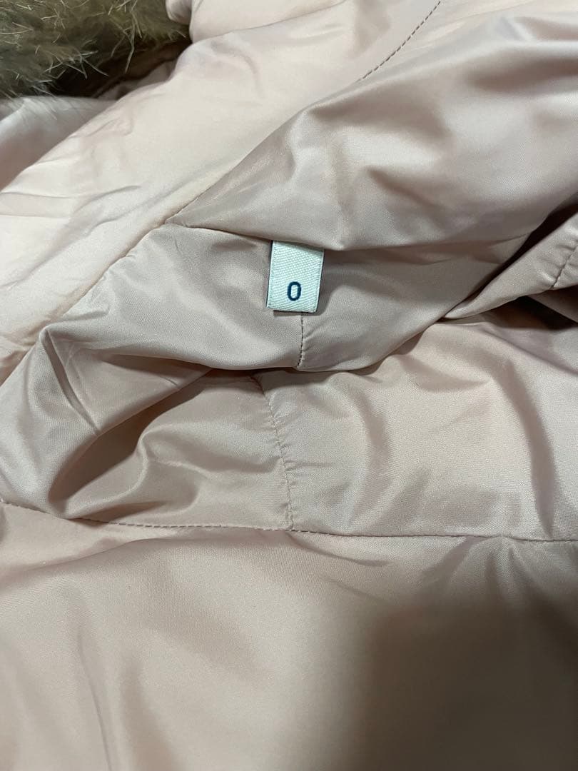 美品】モンクレール CLION ダウン リアルファー ピンク タグ有り