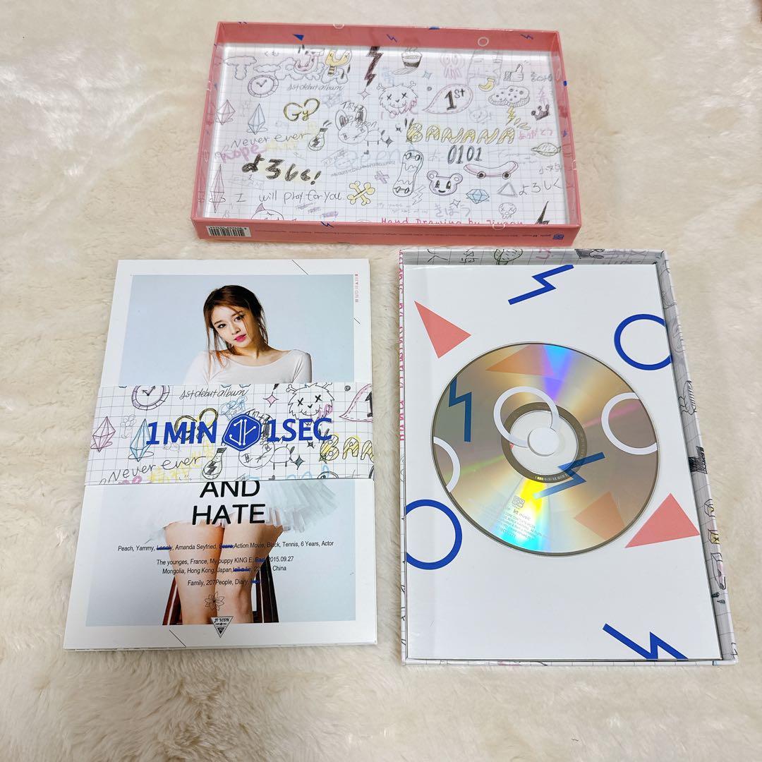 T-ARA ジヨン 1stミニアルバム 1MIN 1SEC CD KーPOP - メルカリ