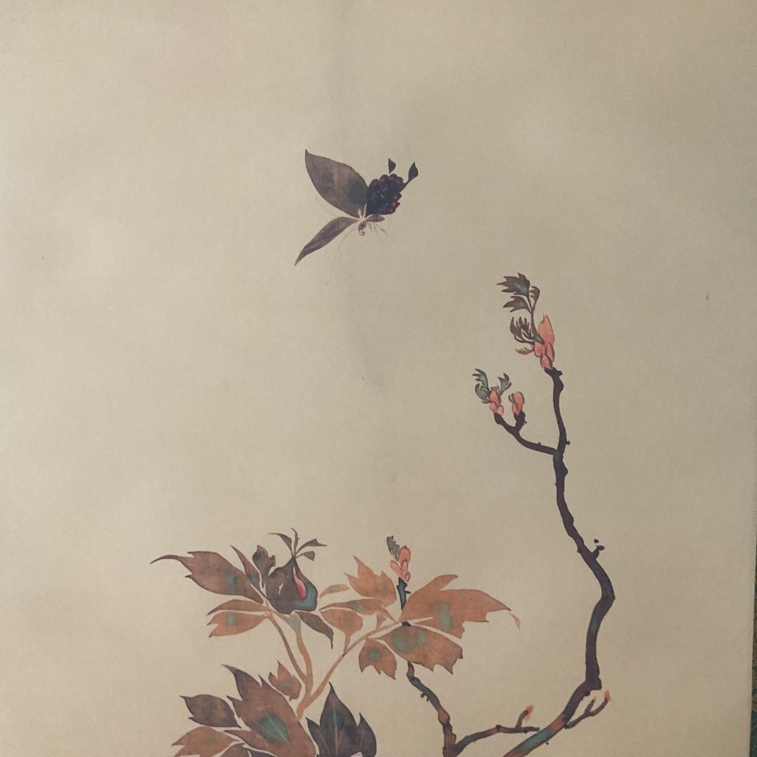 おーたむ酒井抱一筆 牡丹胡蝶図 復刻版 1500部内745番桐箱