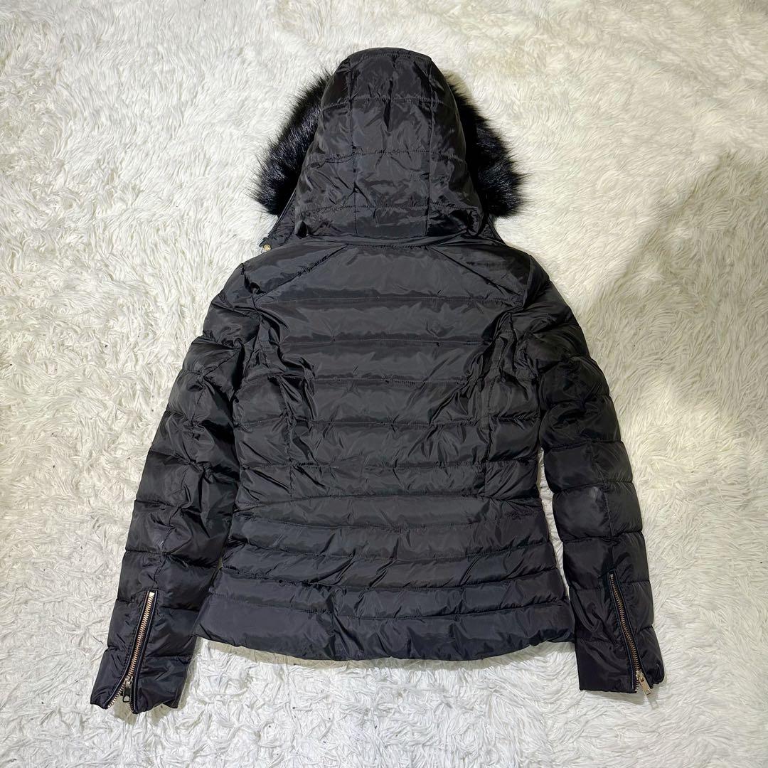 3WAY】 ZARA ザラ ダウンコート ファー付き ブラック ボアM④ - メルカリ