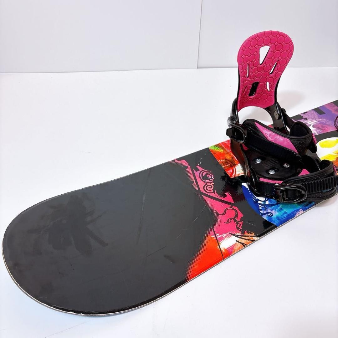 初心者おすすめ 】 SECRETGARDEN スノーボード セット 143cm