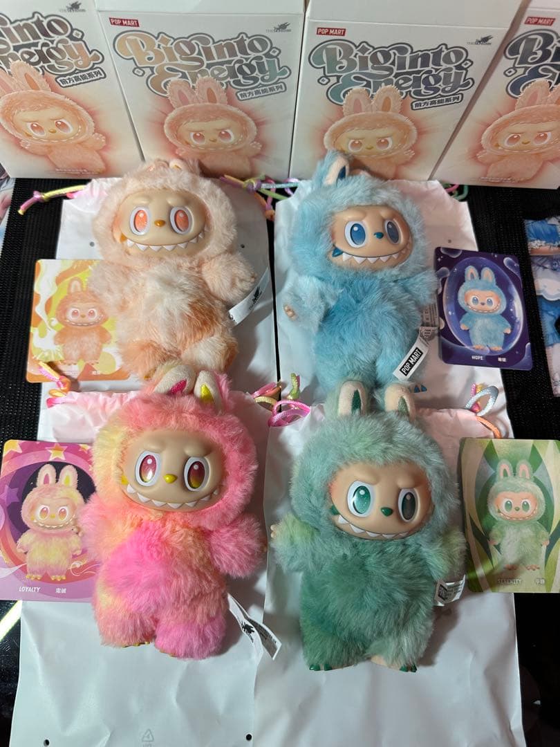 ポップマート　ラブブ　エナジー　4体セット POP MART（ポップマート） 【正規品保証】ラブブ POP MART THE