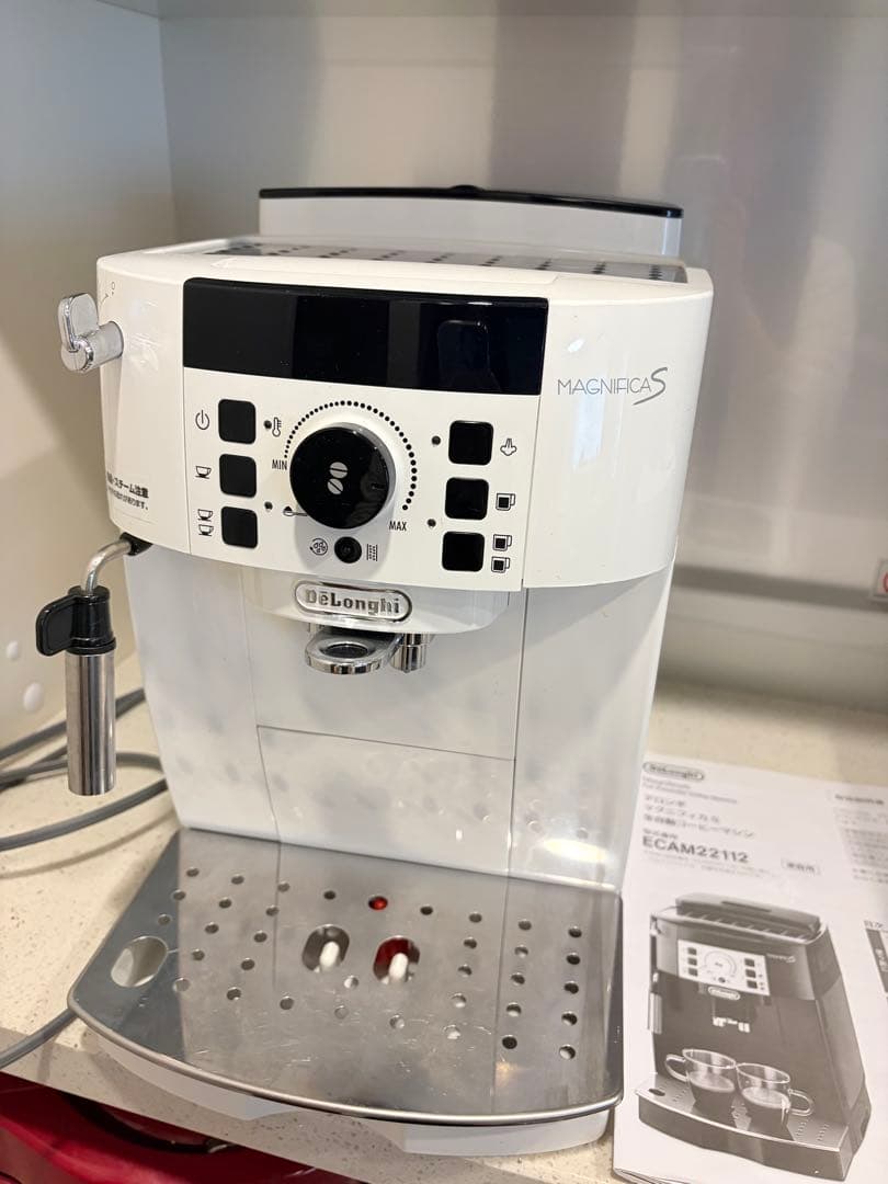 デロンギ マグニフィカS ECAM22112W +ミルクジャグ350ml - メルカリ