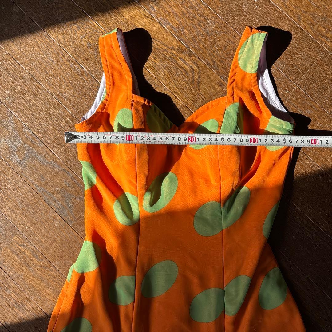 フラメンコドレス オレンジとグリーン - メルカリ