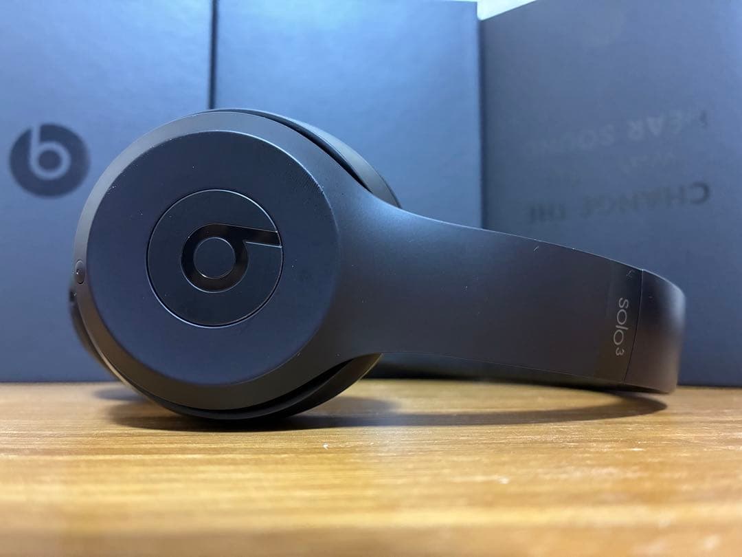 BEATS SOLO 3 ワイヤレスヘッドホン ブラック - メルカリ