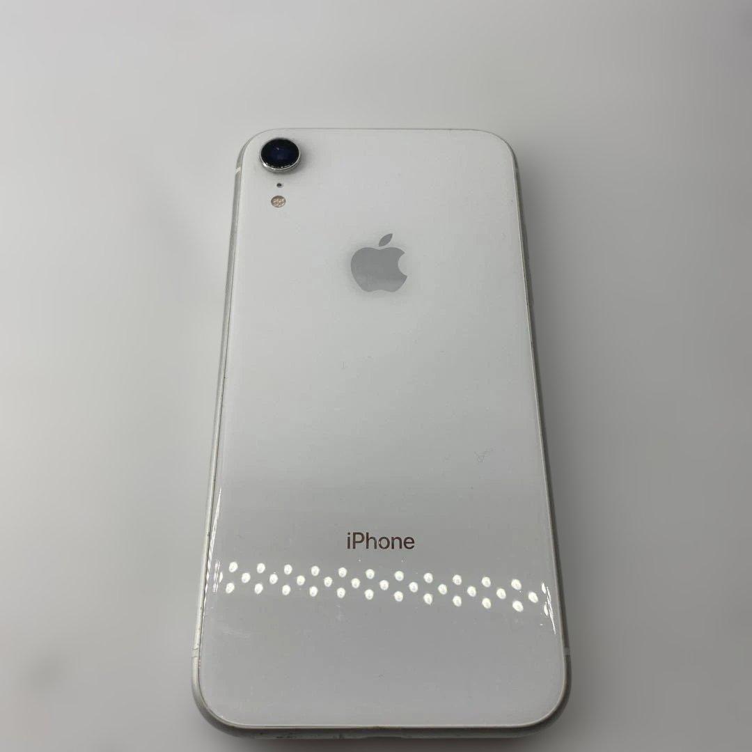 Apple iPhone XR ホワイト128g simフリー - メルカリ