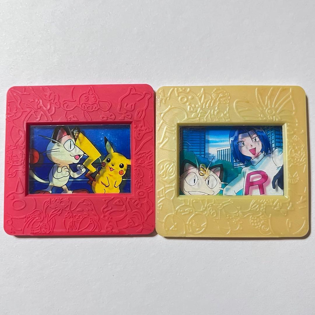 希少】明治 Meiji ポケモン ピクチャーフレーム ピカチュウ ニャース