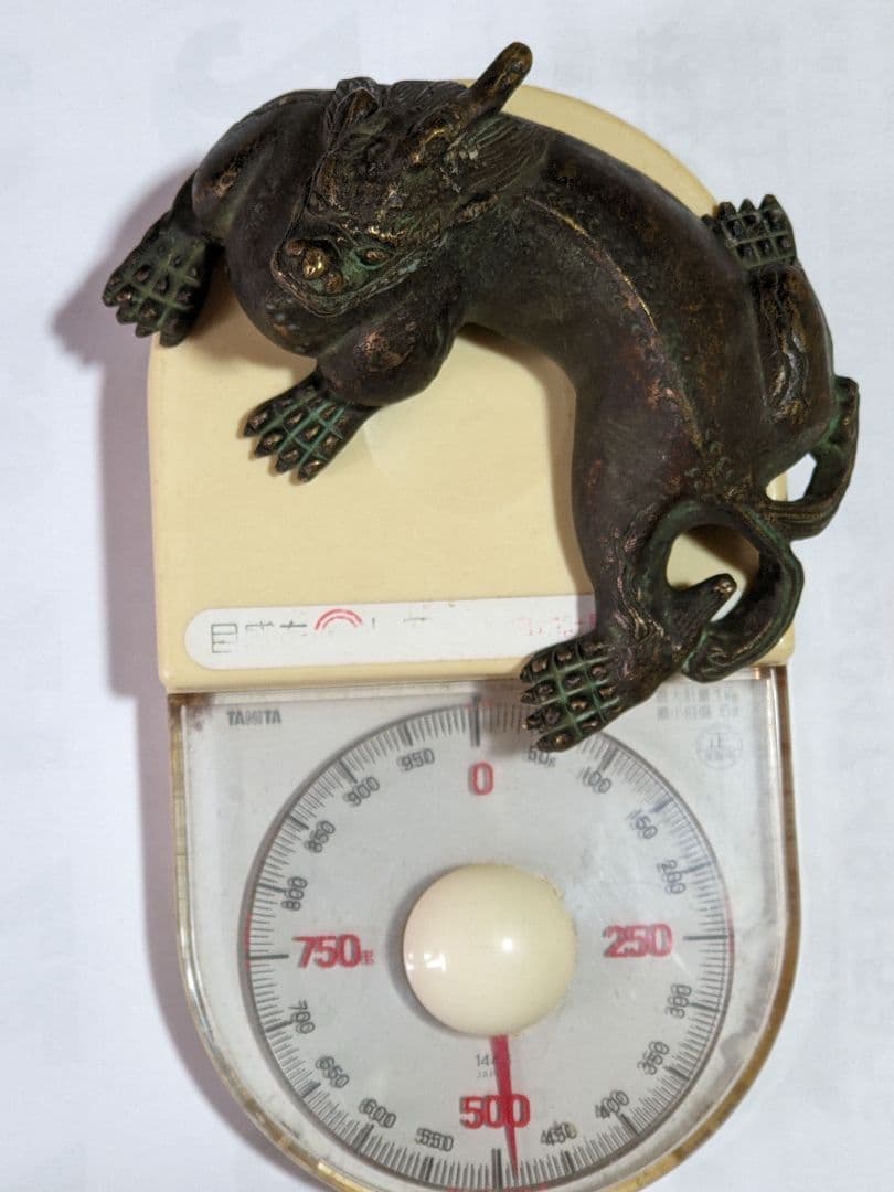 ♢唐物 中国 古玩 古美術品 麒麟形 文鎮 文房四宝 宣徳銅 骨董品