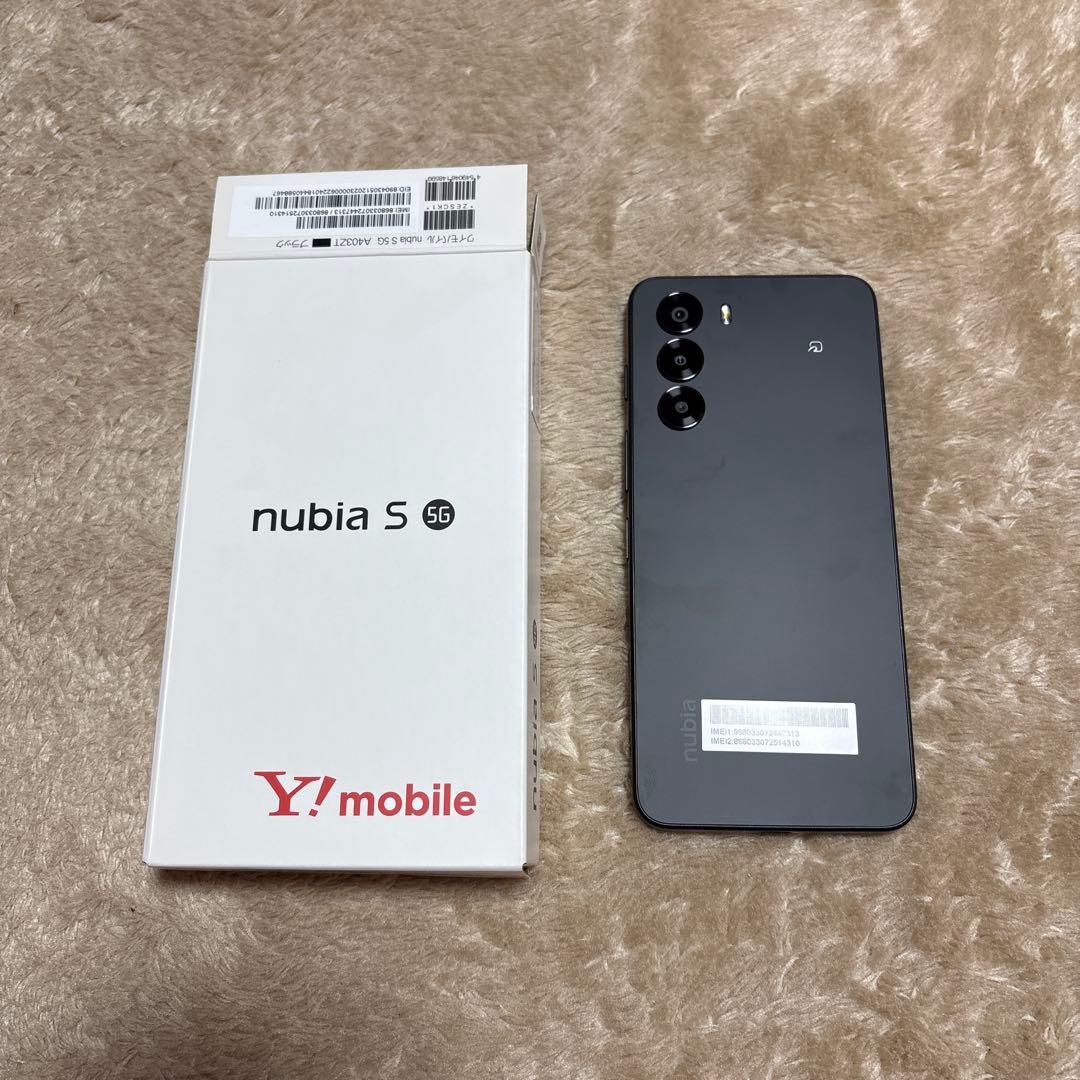 完全未使用】nubia S 5G Y!mobile 本体 - メルカリ