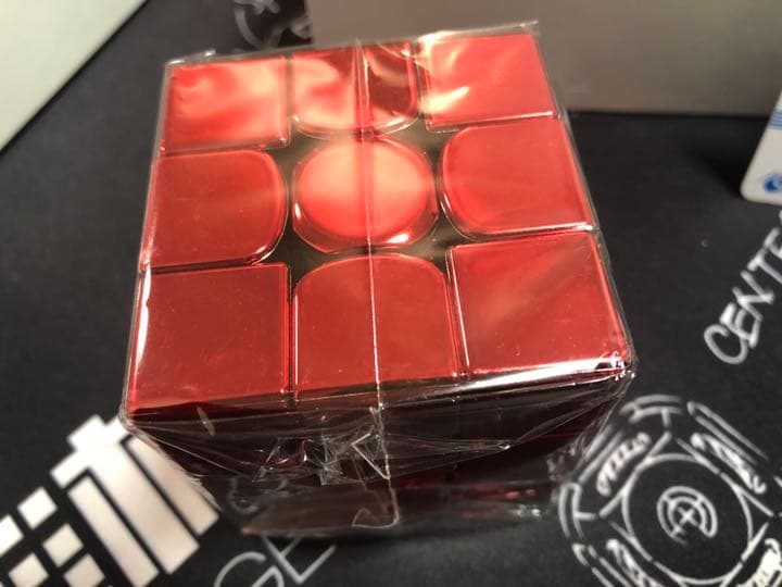 GAN 356XSM llic「電気メッキ」赤色 ルービックキューブ