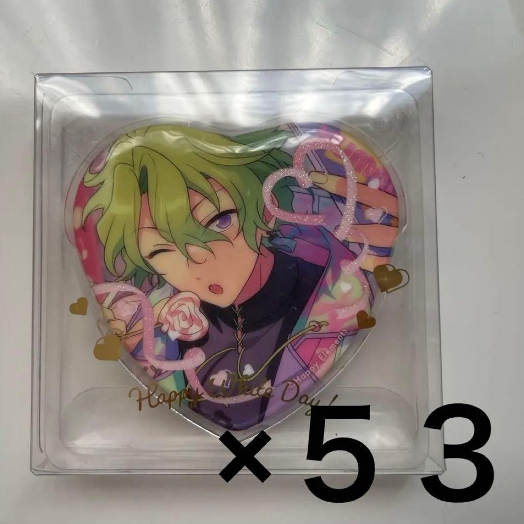 【最終値下げ】あんさんぶるスターズ あんスタ 巴日和 ハート缶バッジ ハート缶 とるパカ！ あんさんぶるスターズ！～ハート型缶バッジVol.4～｜一番