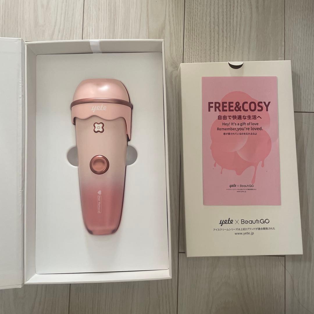 Yete 脱毛器 YETE 脱毛器 IPL光脱毛 家庭用脱毛器 冷感無痛ケア VIO対応