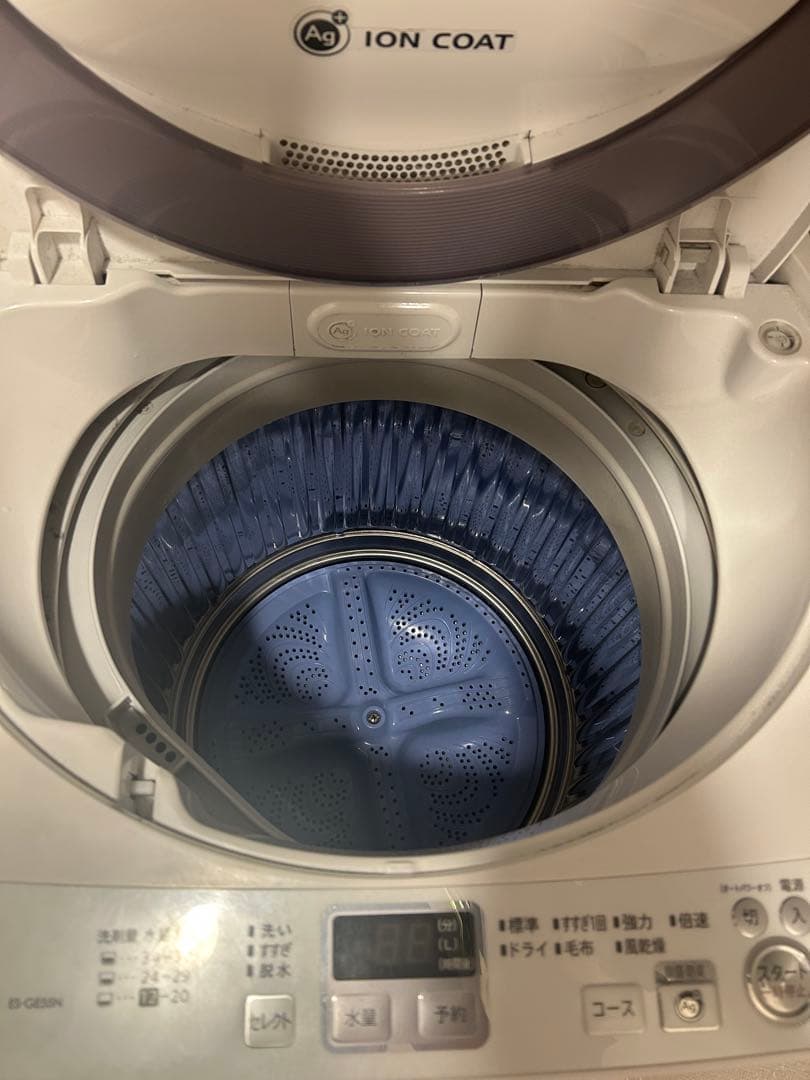 SHARP 洗濯機 ION COAT 5.5kg 本体　ES-GE55N