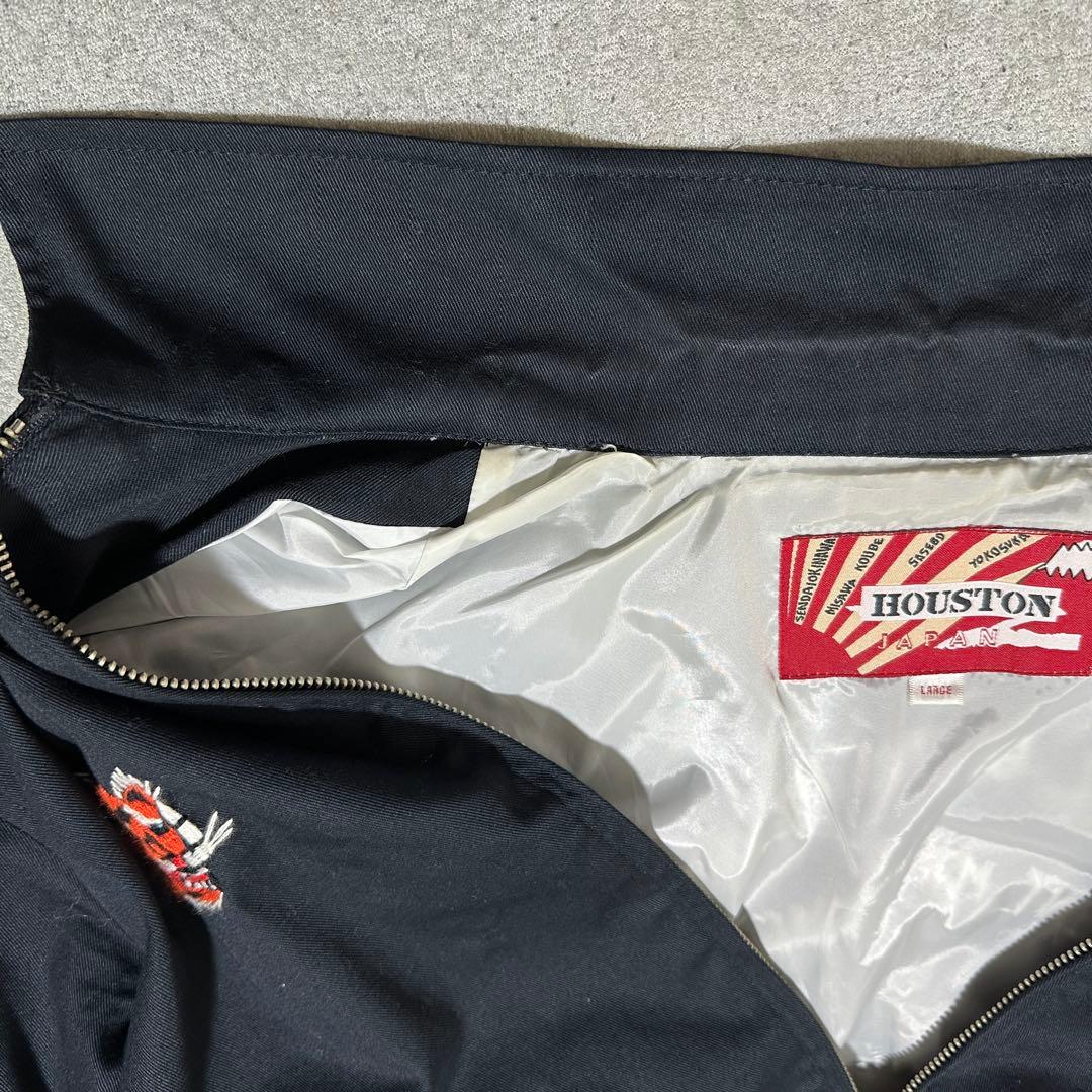 H*4様 希少旧タグ✨ メンズL ベトジャン HOUSTON 虎 地図 MAP - メルカリ