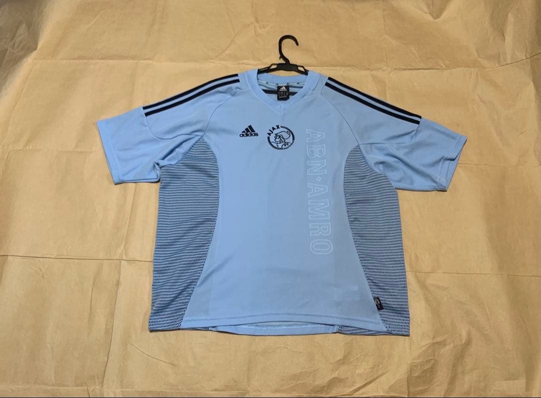 00s アヤックス トレーニングウェア ユニフォーム adidas 水色 - メルカリ