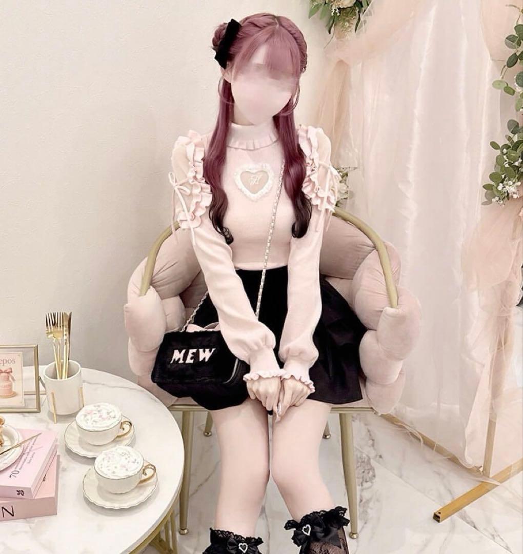 ハートカットタートルニット ハニーミュウ ピンク XS HONEY MEW - メルカリ