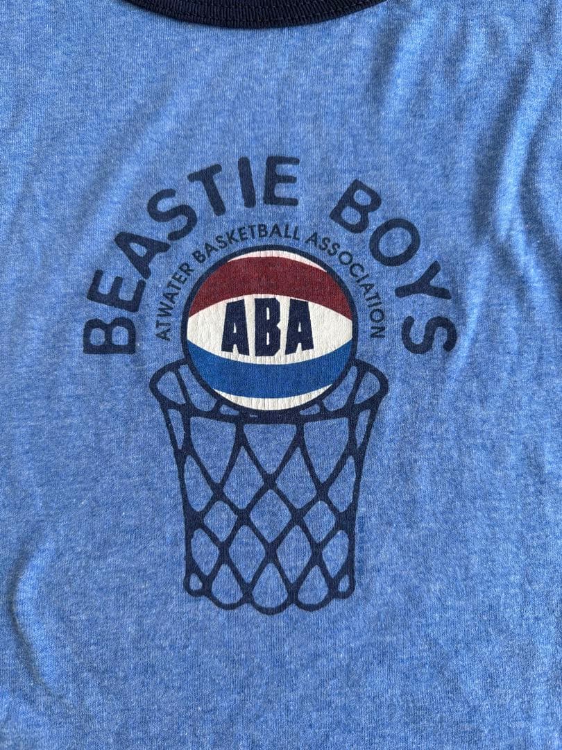 【希少】90s Beastie BoysリンガーT (ABA) USA製