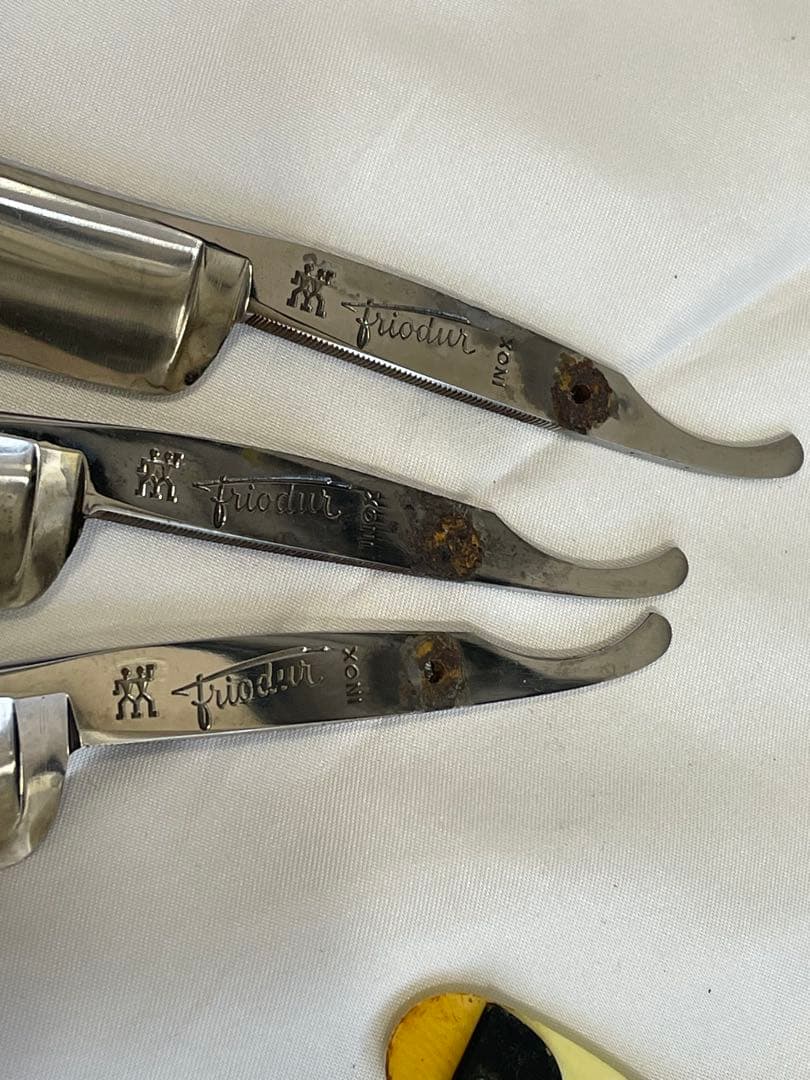 希少 西洋剃刀 刃のみ ヘンケルス 3本セット カミソリ 理容美容 - メルカリ