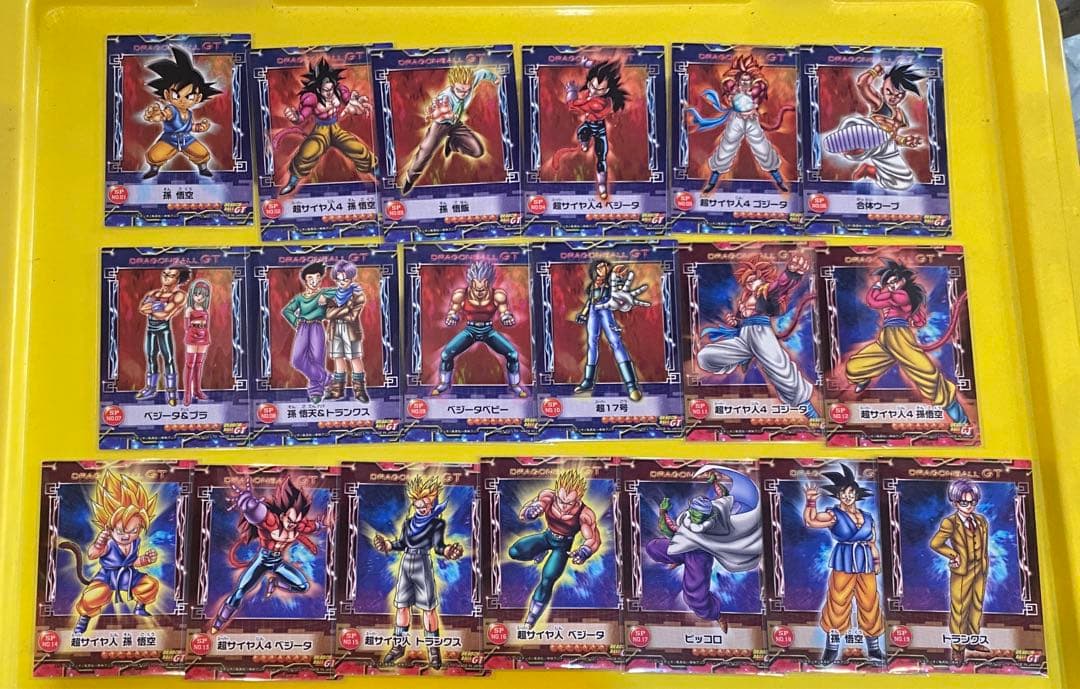 ドラゴンボールGTカード19枚セットNO.01〜19