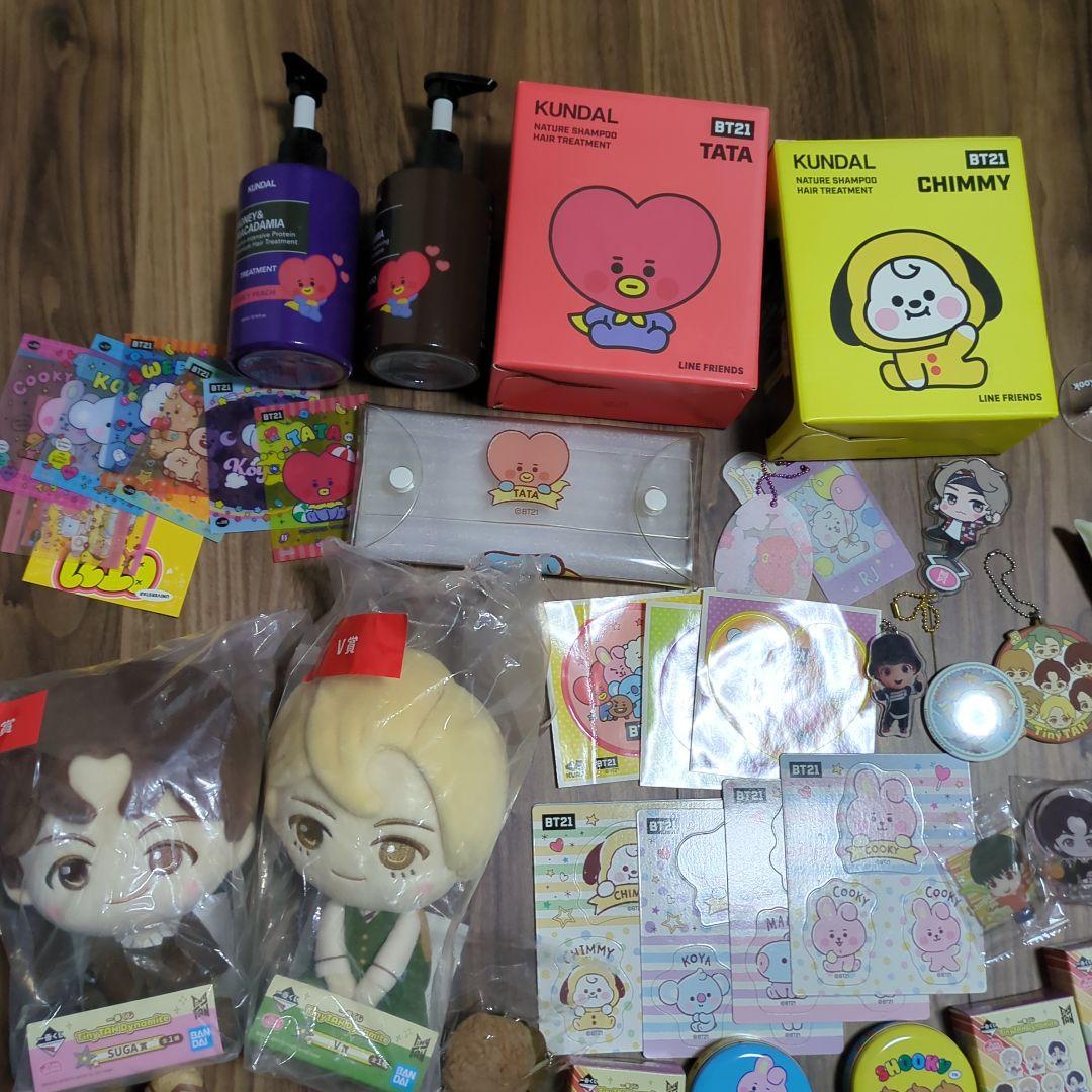 タイニータン＆BT21・K-POP ぬいぐるみ・マスコット・キーホルダーセット