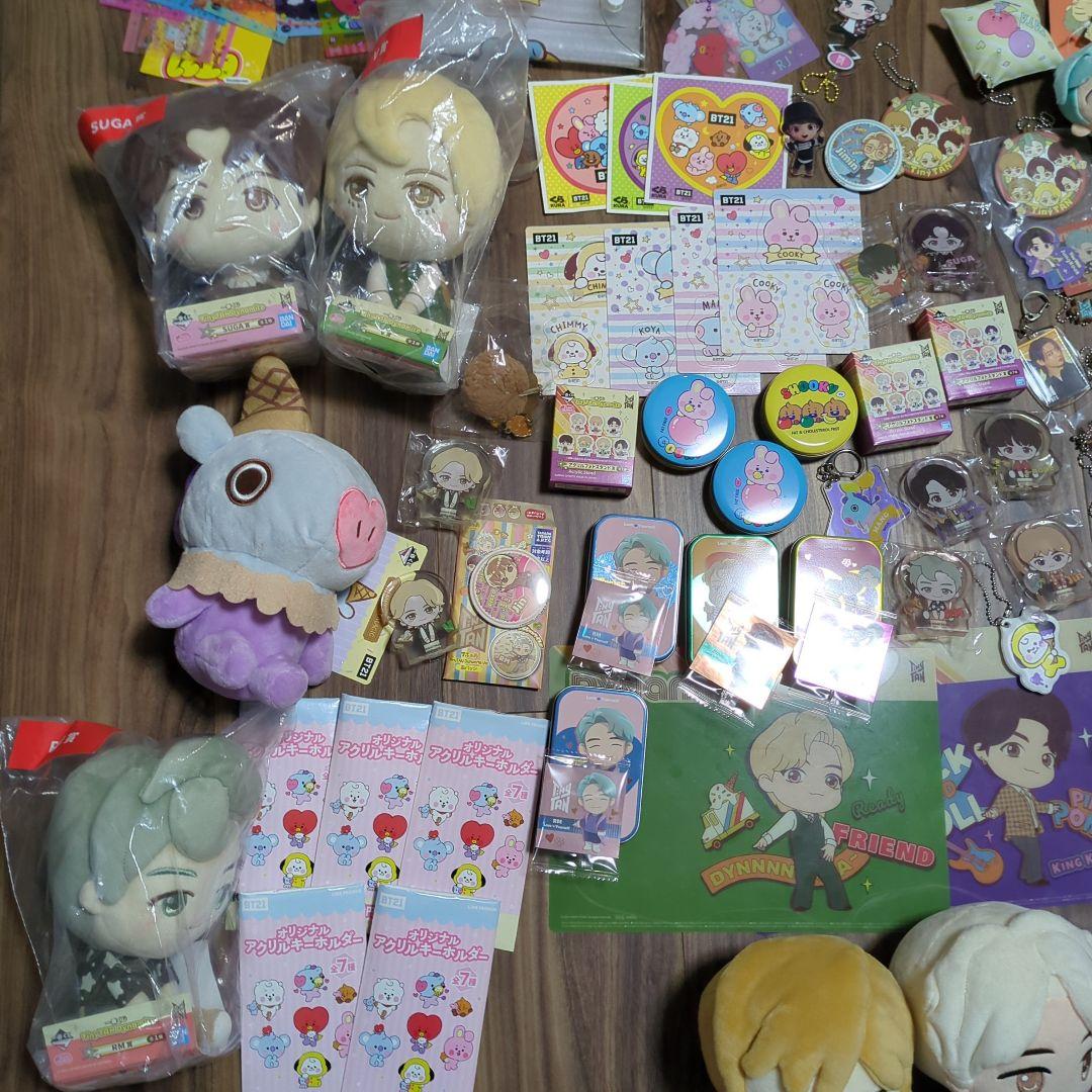 タイニータン＆BT21・K-POP ぬいぐるみ・マスコット・キーホルダーセット
