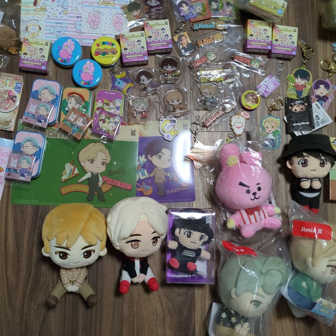 タイニータン＆BT21・K-POP ぬいぐるみ・マスコット・キーホルダーセット