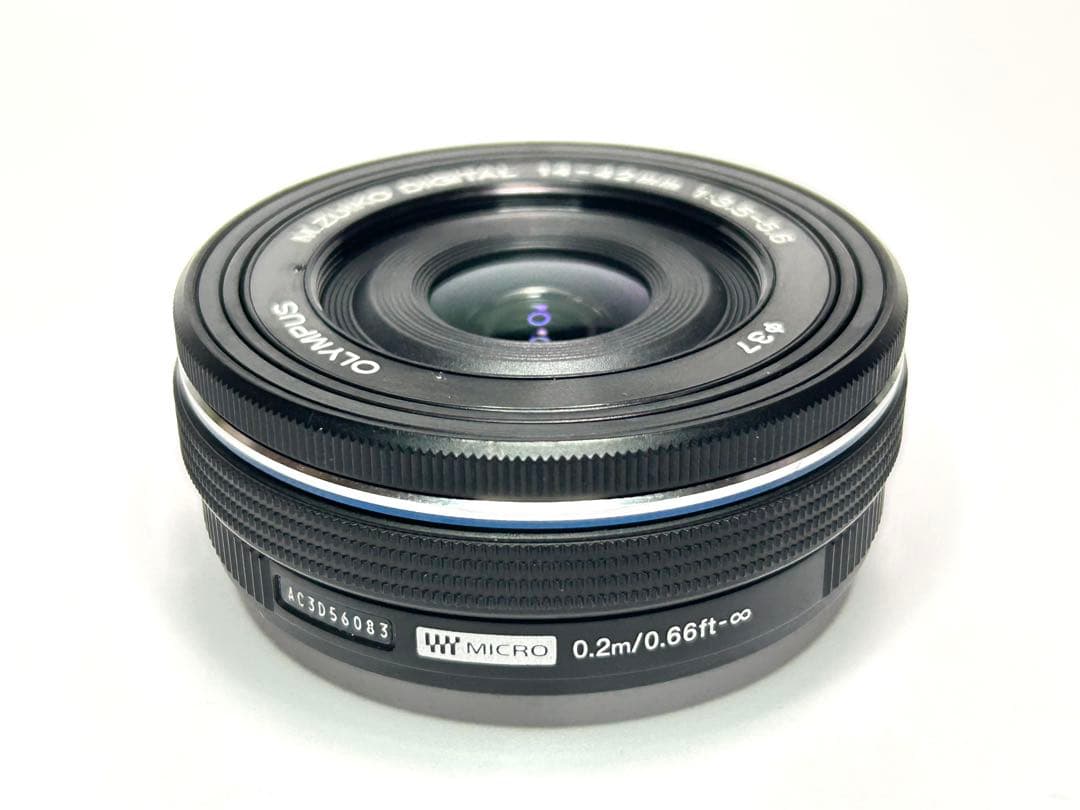 OLYMPUS 14-42mm f3.5-5.6 EZ 【動作品】ブラック083