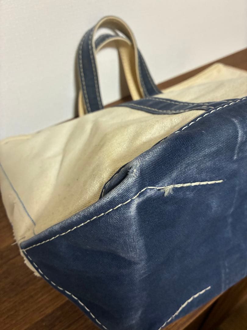 エルエルビーン L.L.Bean キャンバス トートバッグ 80s ギザタグ 紺