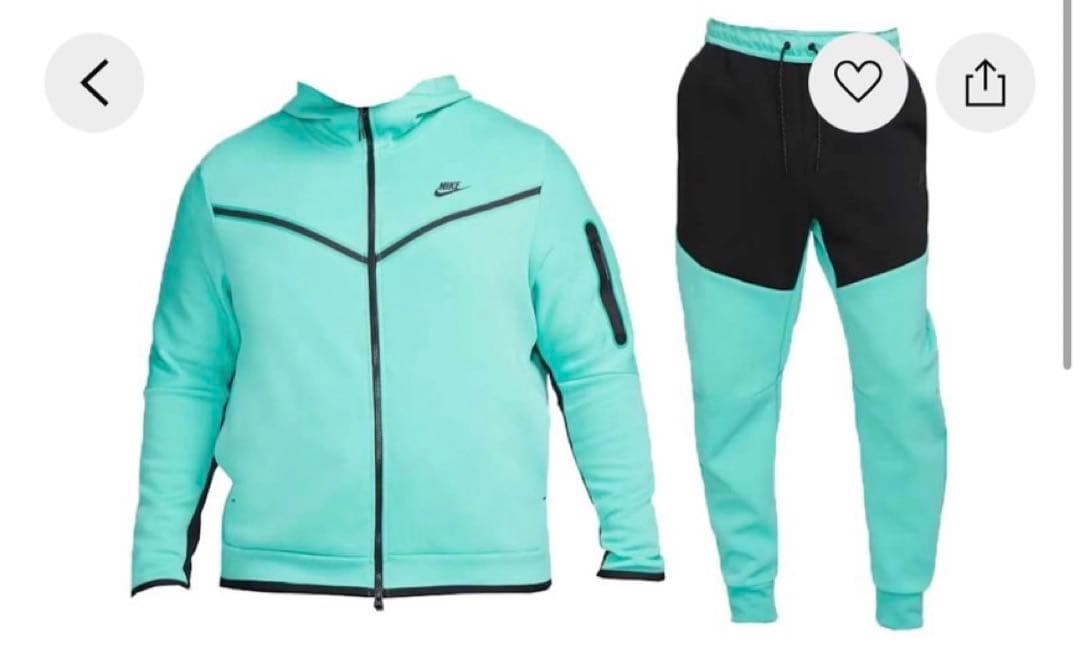 M Nike Tech Fleece Tiffany テックフリースティファニー - メルカリ