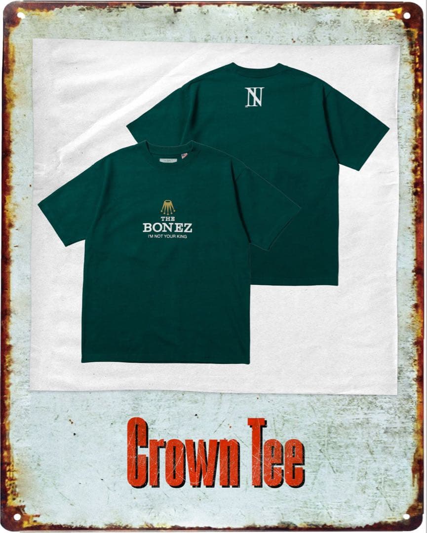 【新品未開封】The bonez Crown Tee 半袖/XLサイズ