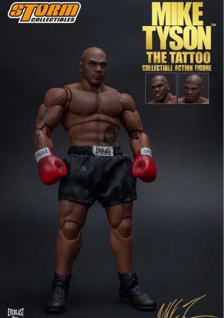 マイクタイソン、モハメドアリ2体セット全身 関節 可動 アクション