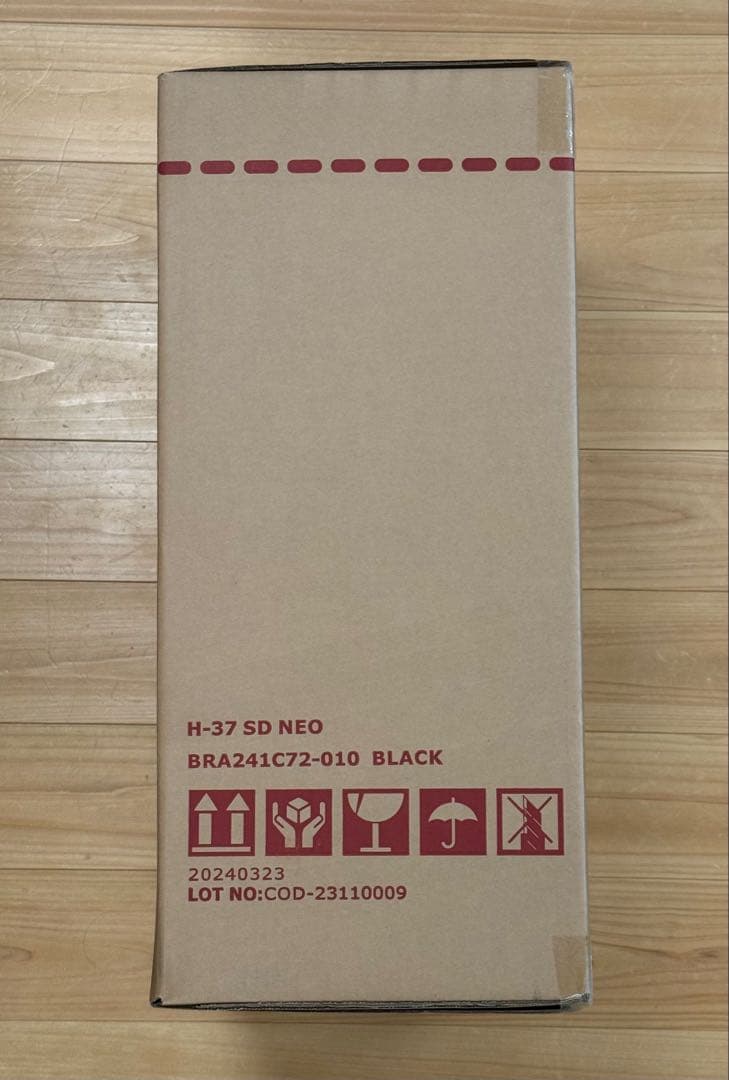 T*U様 ブリーフィング　H-37 SD NEO　ブラック　約37L　3.0kg