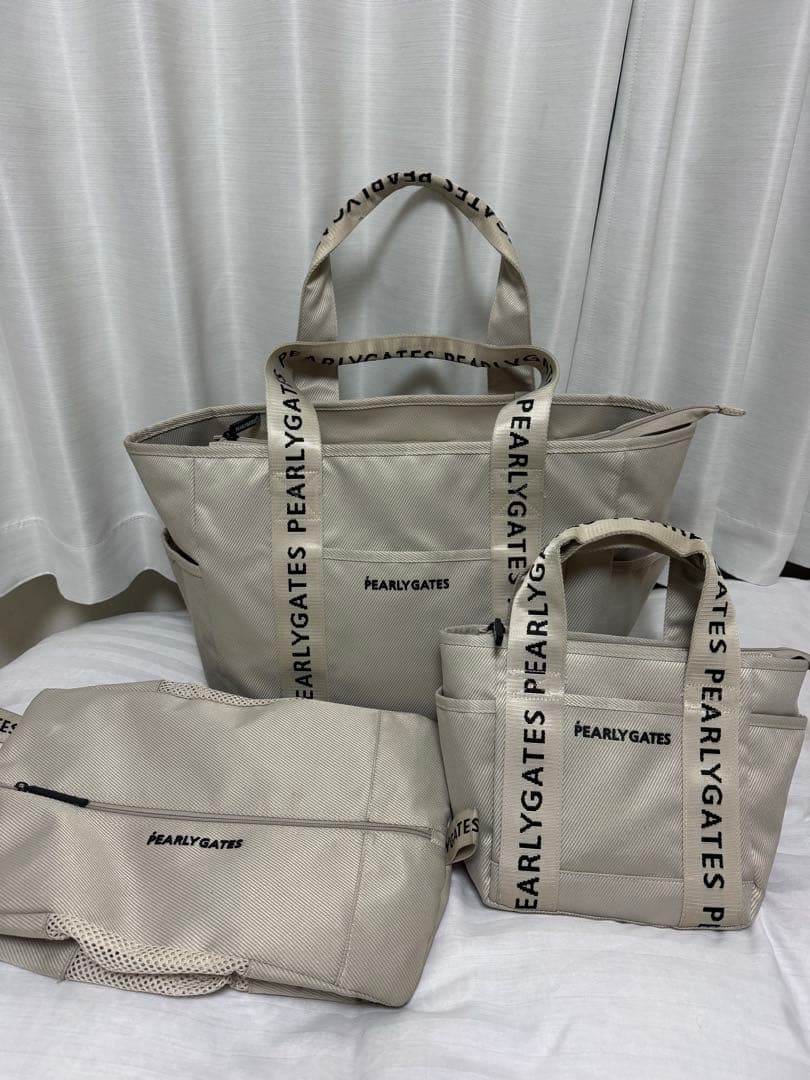 PEARLY GATES トートバッグ3点セット PEARLY GATES（パーリーゲイツ） 【PREMIUM CHOICE】PEARLY GATES