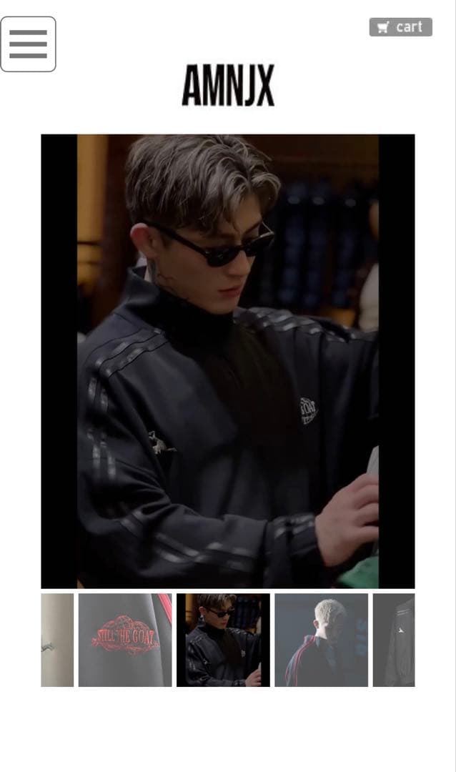 AMNJX ブラックジャージセット 平本蓮 セットアップ - メルカリ