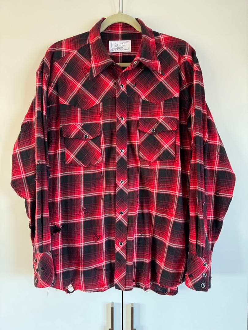 miyagi hidetaka Rafu BLEACHネルシャツ｜Miyagi Hidetaka RAFU