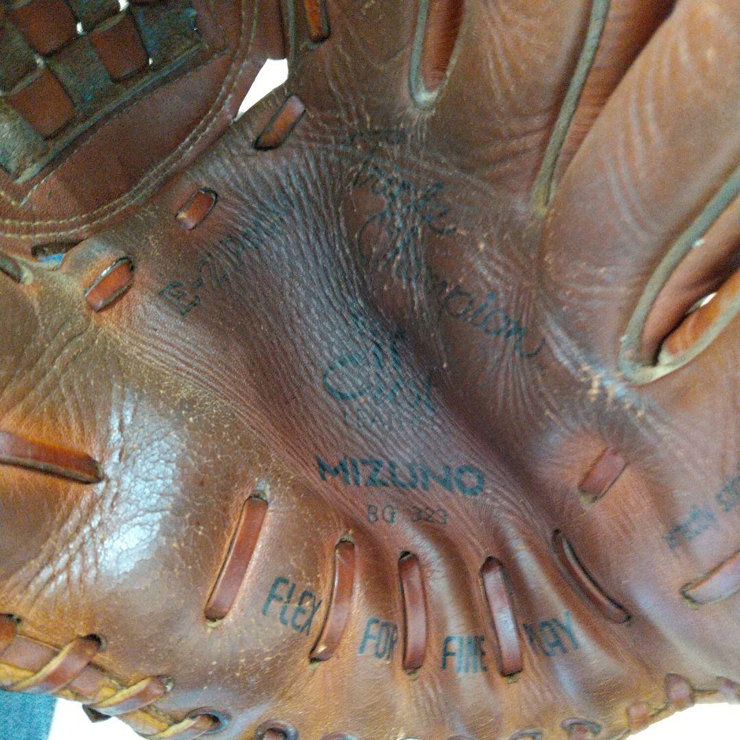 昭和レトロ 当時もの ビンテージ ミズノ 大人 軟式グローブ - メルカリ
