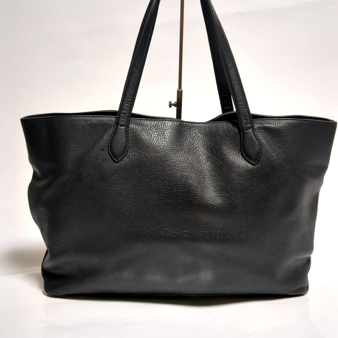 ✨FARO✨ FABIO MOUSSE トートバッグ レザー ブラック - メルカリ