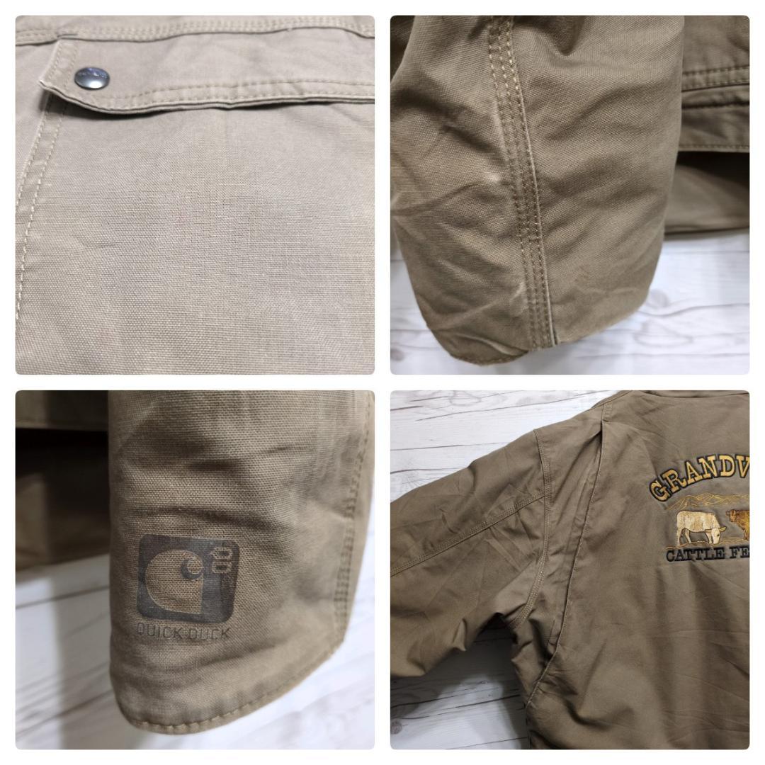 カーハート クイックダックジャケット 企業ロゴ 刺繍 - メルカリ