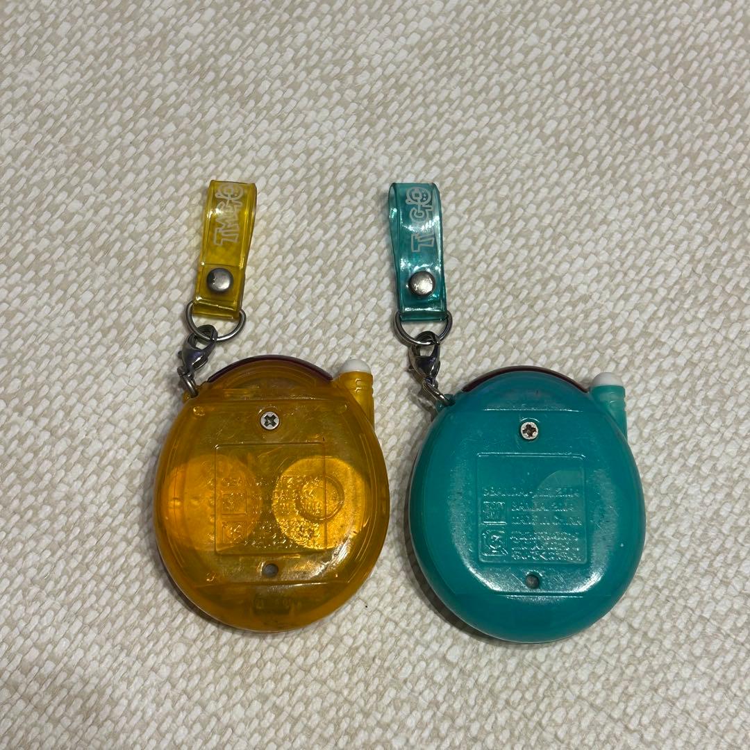 祝ケータイかいツー！ たまごっちプラス めろんソーダ　おれんじジュースたまごっち