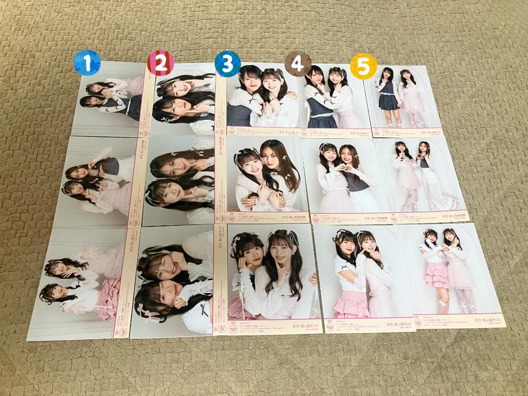 ナナニジ　22/7　涼花萌卒業コンサート　ブロマイド　バラ売り