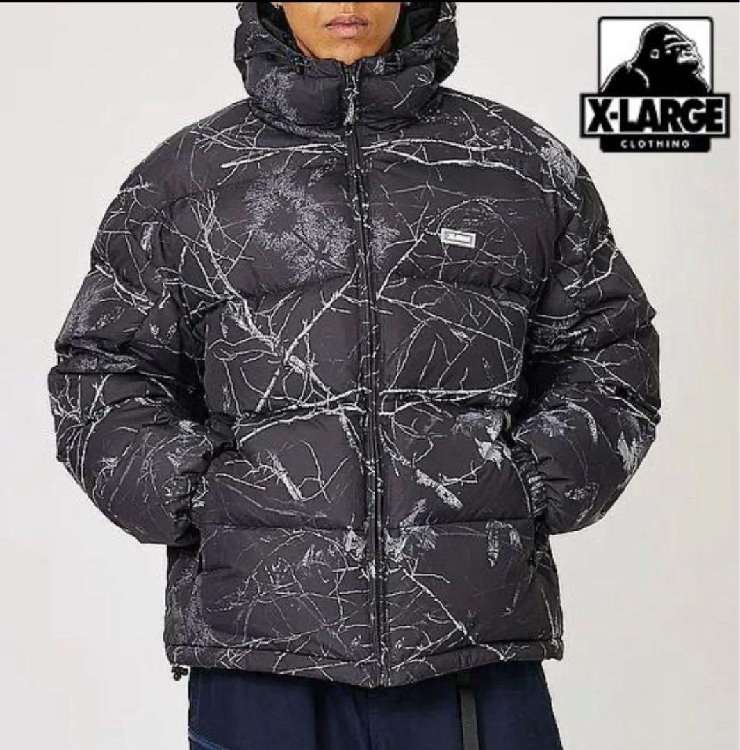 xlarge ダウンジャケット ブラックツリー リアルツリー m - メルカリ