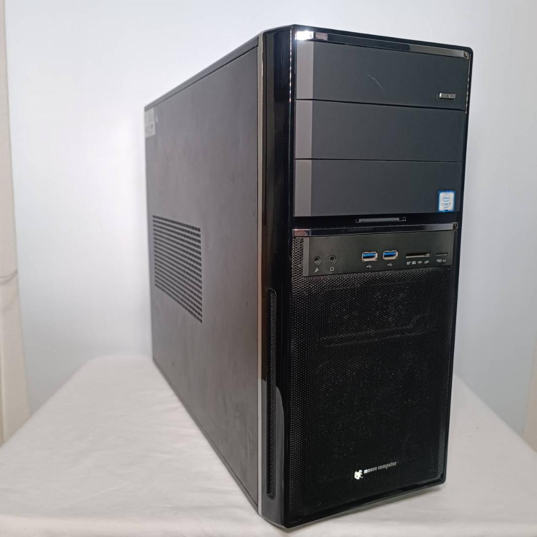 激安ゲーミングPCフルセット】i7 6700 GTX MS Office搭載