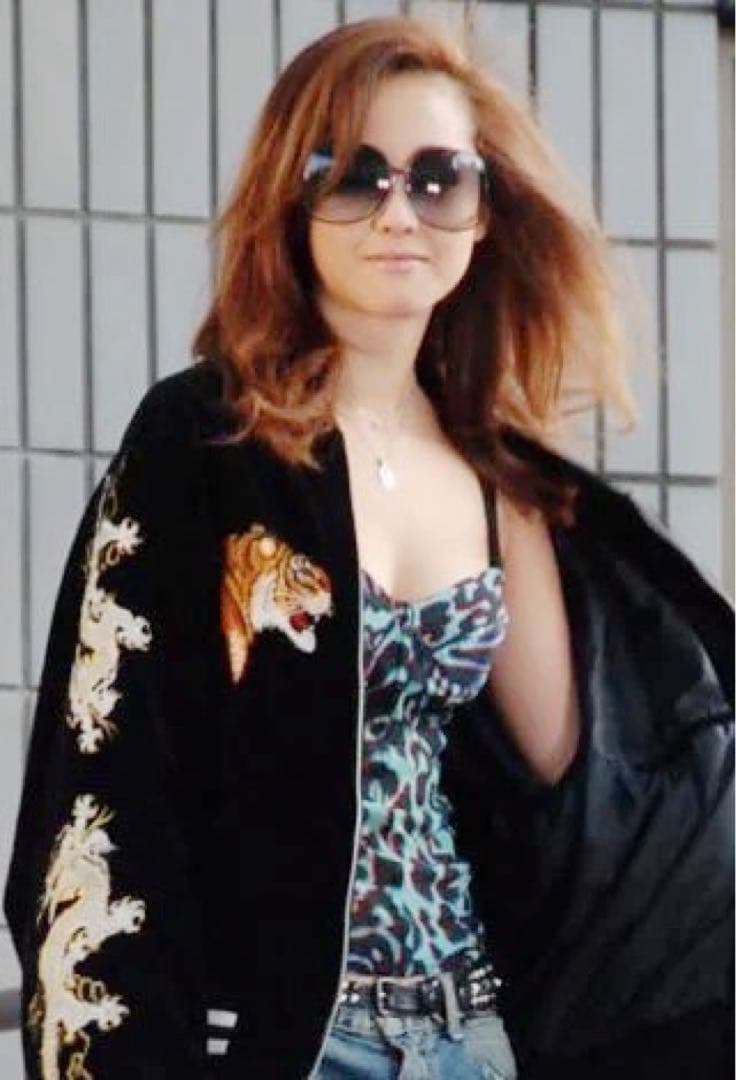 希少☆LONDON FB 沢尻エリカ着用モデル ベロア 虎刺繍 スカジャン